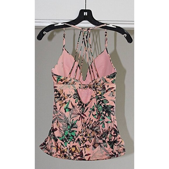 Athleta - Aqualuxe Paradise Print Strappy Molded Tankini - size Medium. - Picture 4 of 7